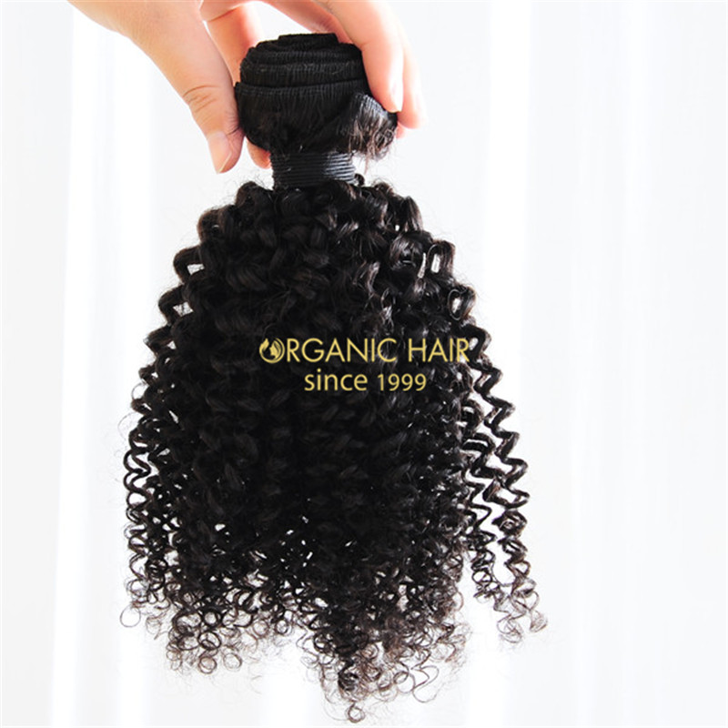 Brazilian human curly hair weave kinky curl 9a grade